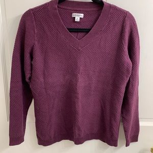 Croft & Barrow Purple Sweater